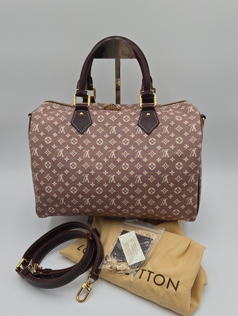 Louis Vuitton Mini Lin Speedy Bandoulière 30 (officially: Mini Lin Bondalier)